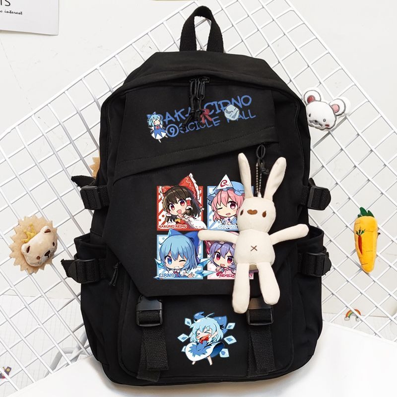 Touhou Project-Sac à Dos Noir  - School Backpack Teen avis et prix