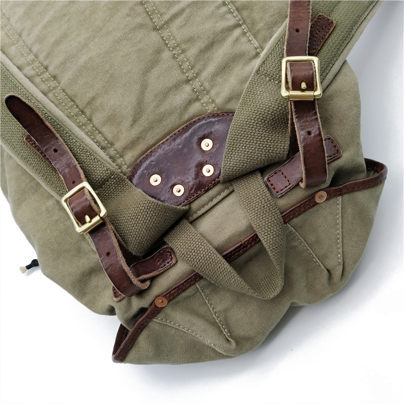 Sac à dos rétro américain en t - Canvas Backpack Casual avis et prix