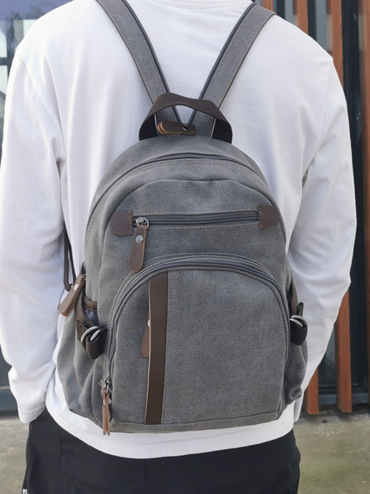 Petit sac à dos en toile pour  - Canvas Backpack Casual avis et prix