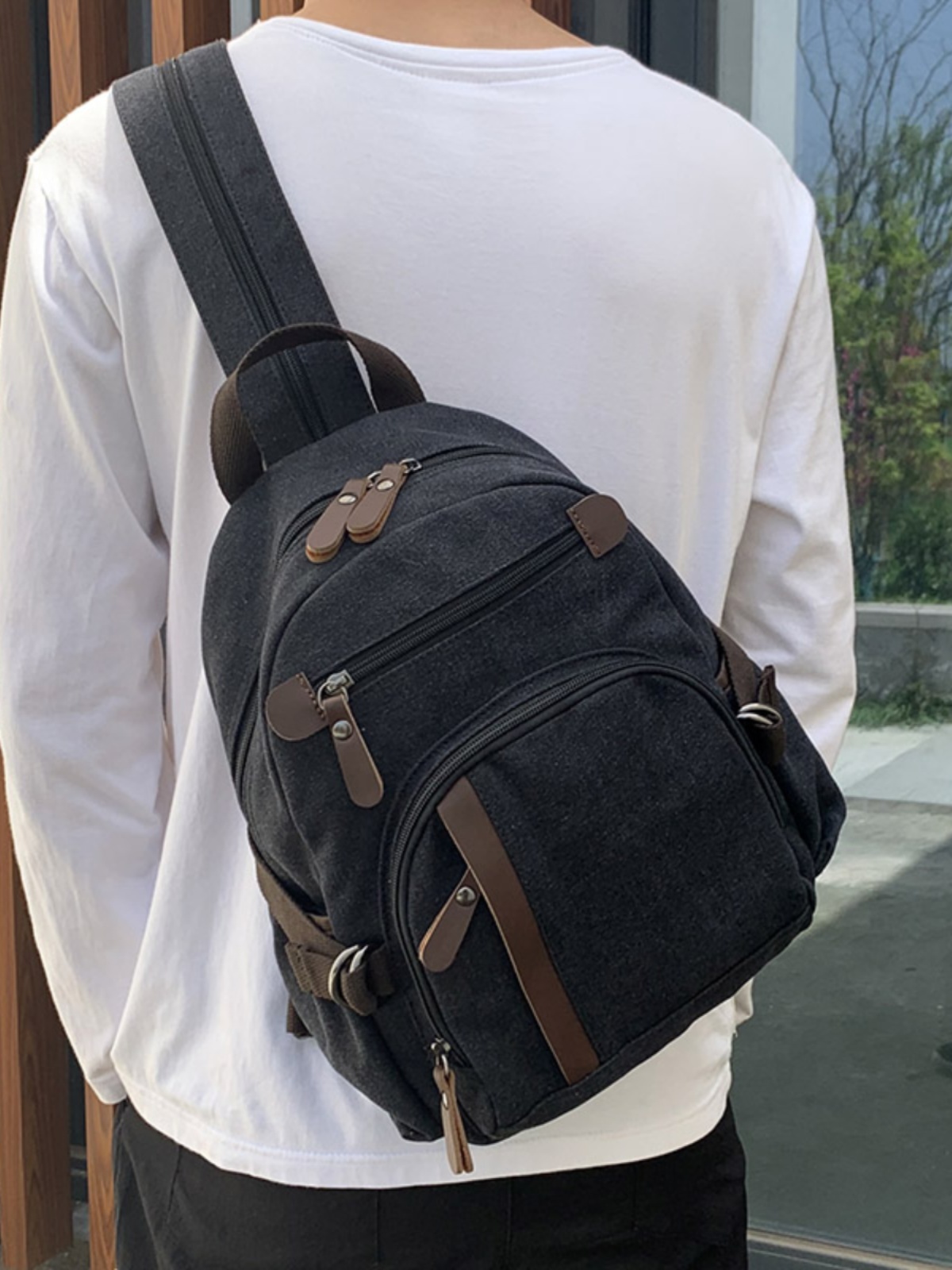 Petit sac à dos en toile pour  - Canvas Backpack Casual avis et prix