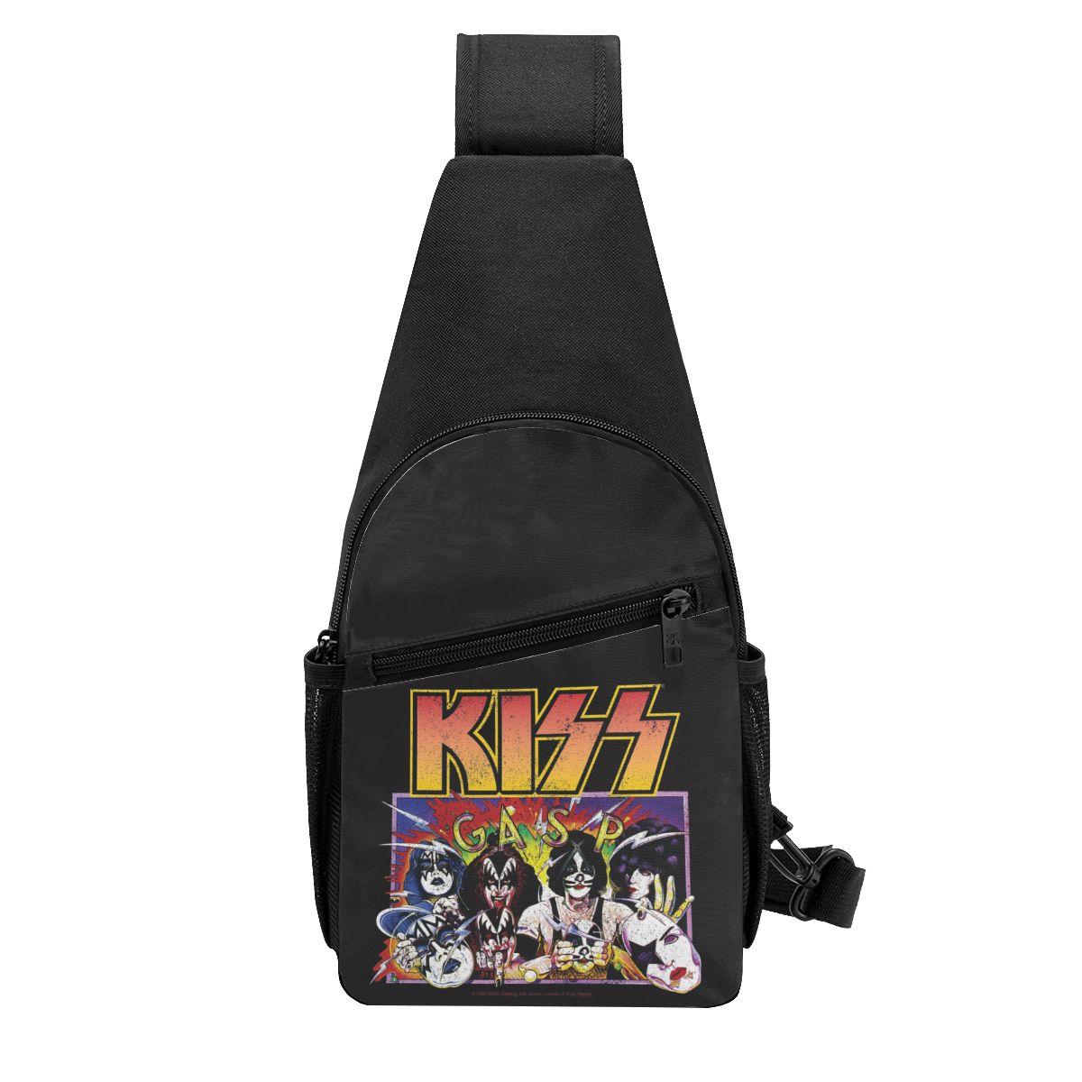 Rock Roll Band Kiss Cat Chest  - Sling Backpack Shoulder avis et prix