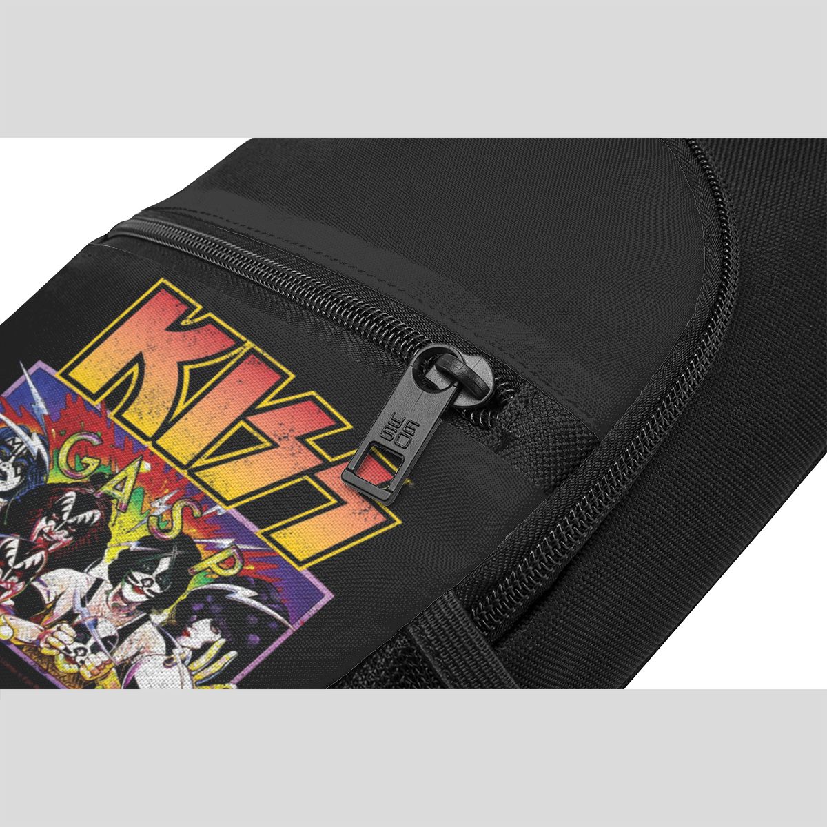 Rock Roll Band Kiss Cat Chest  - Sling Backpack Shoulder avis et prix