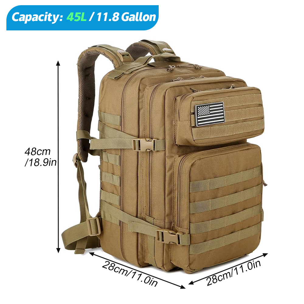 Sac à dos tactique 45L pour ho - Urban Backpack Tactical avis et prix