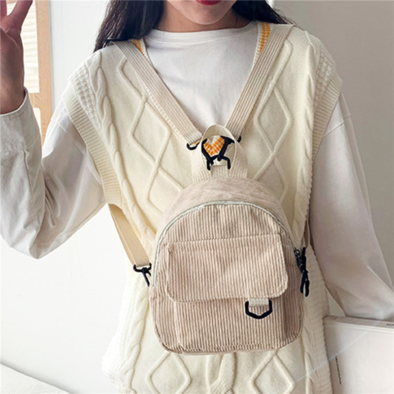 Couleur unie Mini sac à dos ve - Fashion Backpack Women avis et prix